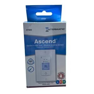 Intermatic Ascend ST700W 120V In-wall Timer Automatic Daylight Programmable